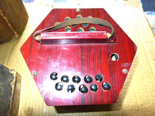 German anglo type button - type, 20+1